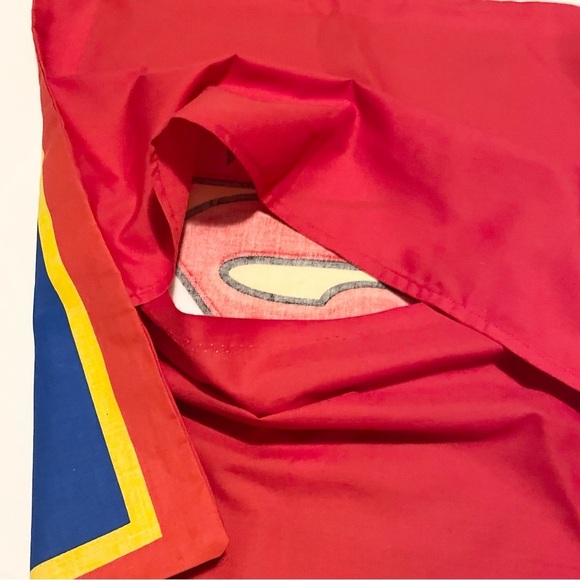Superman Comic Pillowcase Homemade 16.5” x 16” Pillow Cases Lot of 2 - Picture 16 of 16